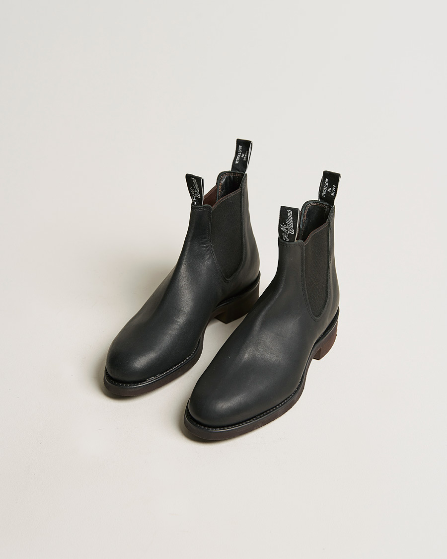 Men | R.M.Williams Gardener G Boot Greasy Kip Black | R.M.Williams | Gardener G Boot Greasy Kip Black