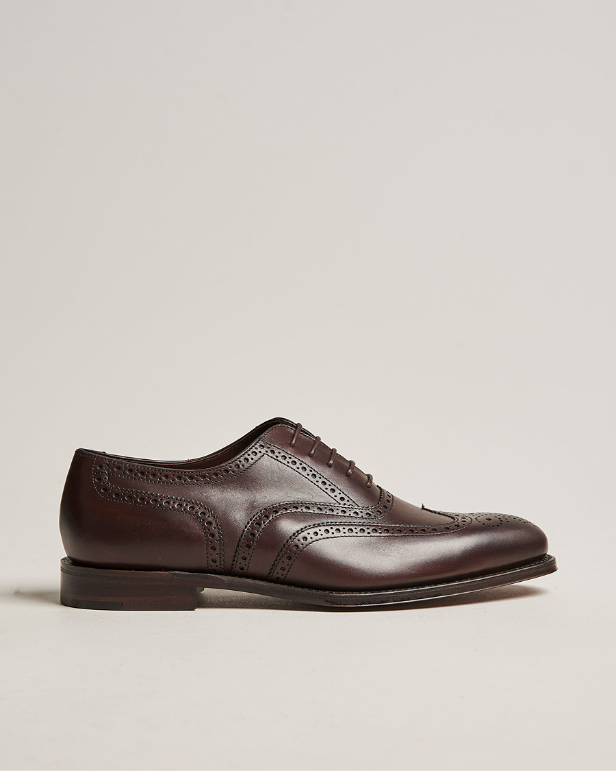 Men | Loake 1880 Buckingham Brogue Dark Brown Calf | Loake 1880 | Buckingham Brogue Dark Brown Calf