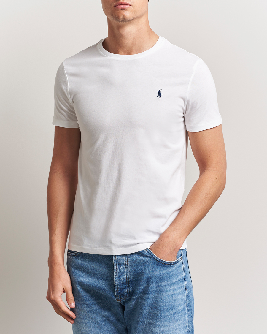 Men | T-Shirts | Polo Ralph Lauren | Custom Slim Fit Tee White