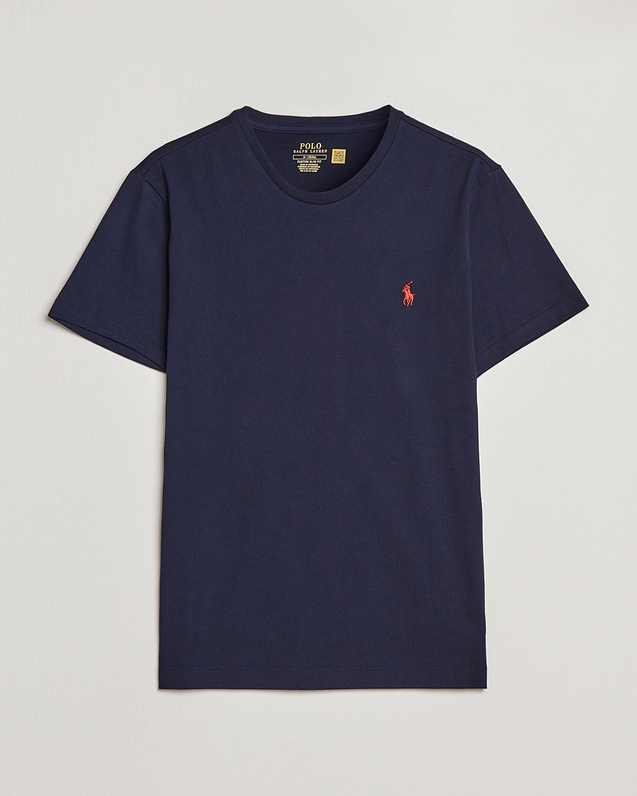 Men | T-Shirts | Polo Ralph Lauren | Custom Slim Fit Tee Ink