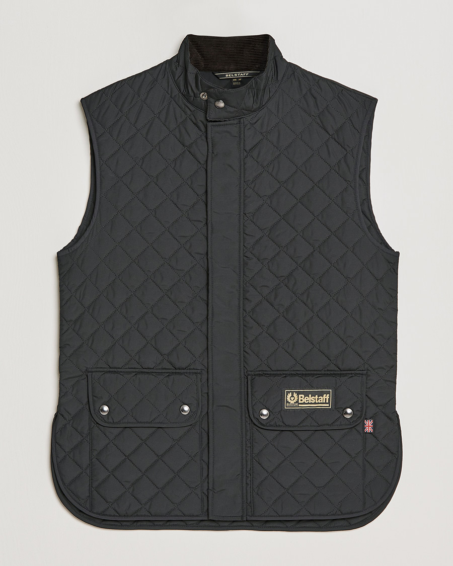Men | Coats & Jackets | Belstaff | Waistcoat Quilted Black 52