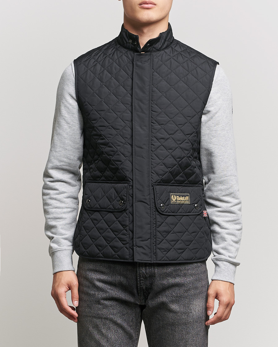 Men | Coats & Jackets | Belstaff | Waistcoat Quilted Black 52
