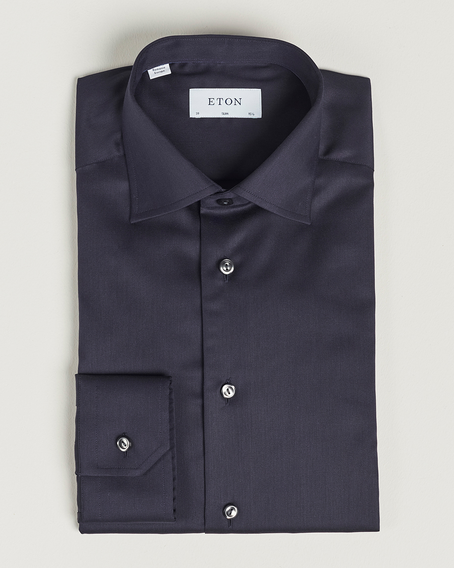 Men | Shirts | Eton | Slim Fit Shirt Navy