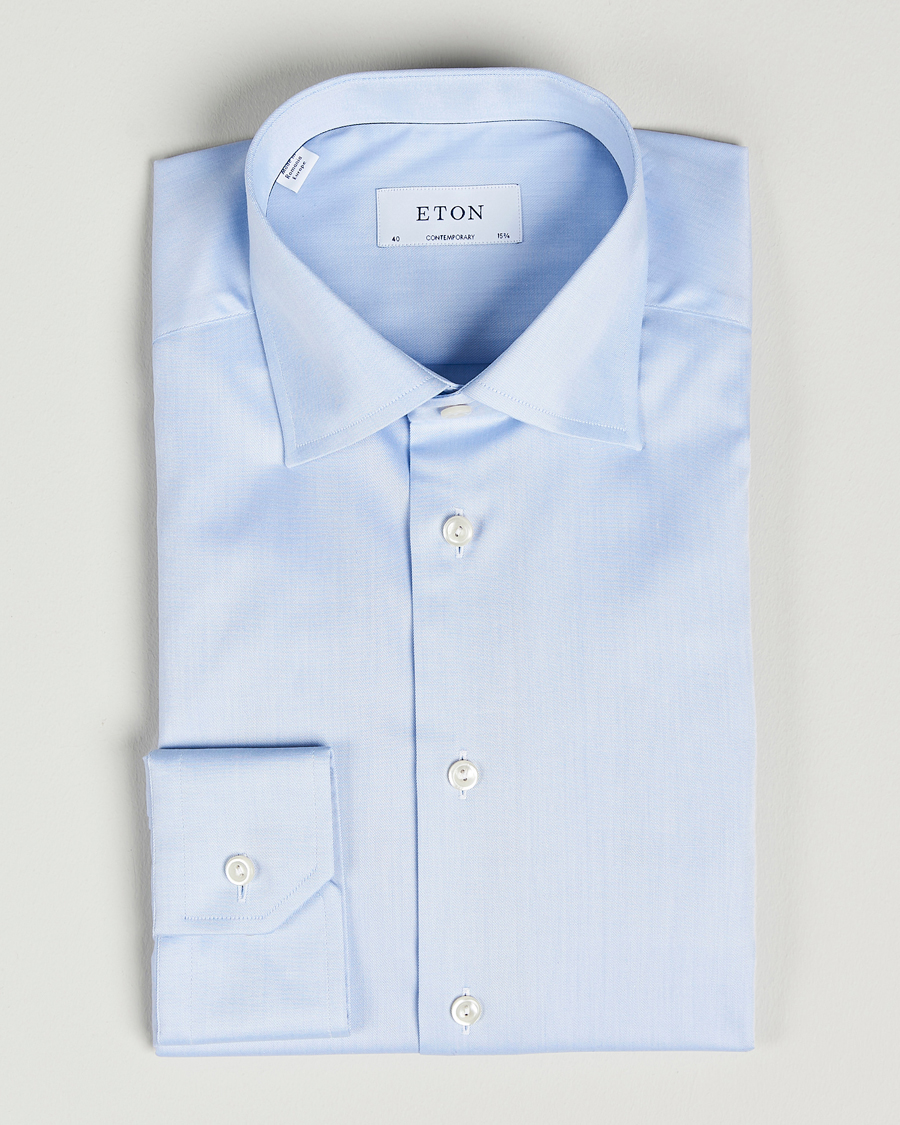 Men | Shirts | Eton | Contemporary Fit Shirt Blue