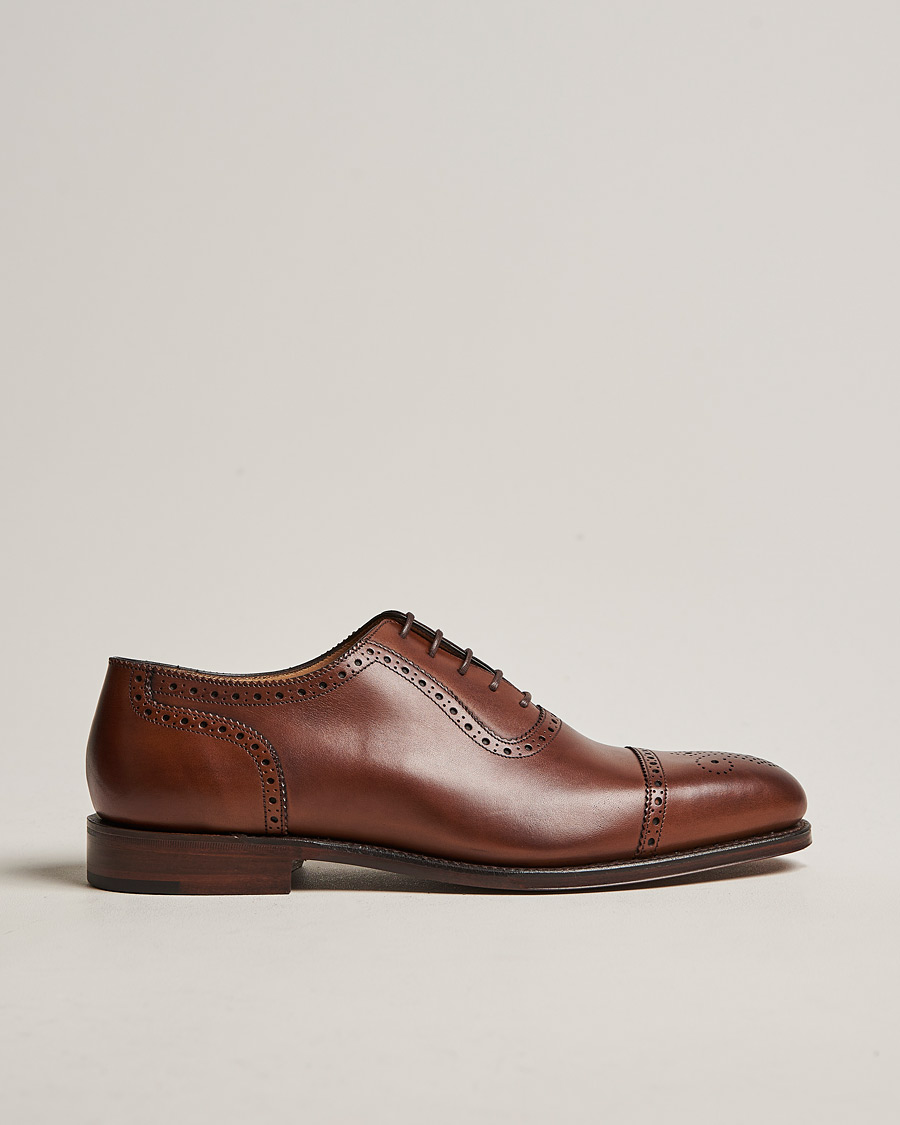 Men | Brogues | Loake 1880 | Strand Brogue Mahogany Burnished Calf