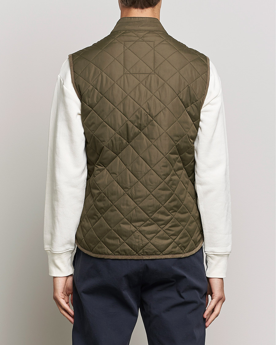 Men | Gilets | Morris | Trenton Quilted Vest Olive