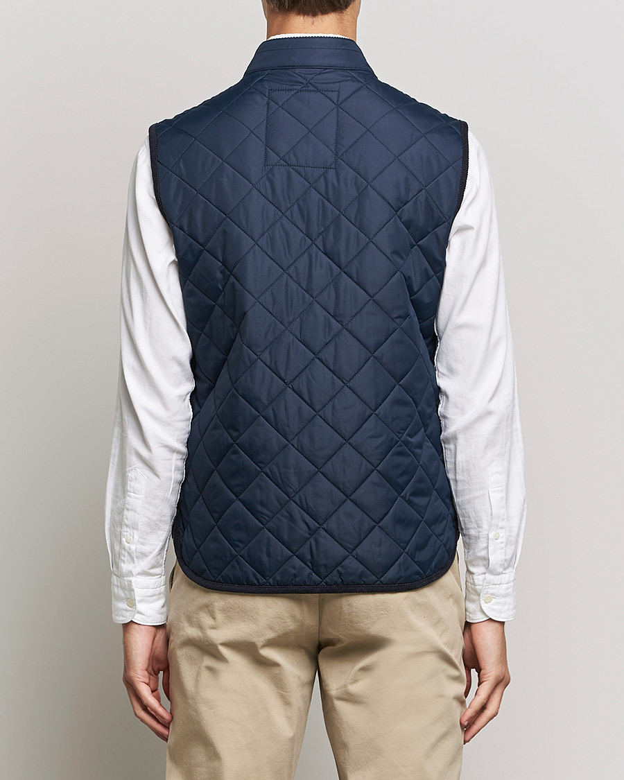 Men | Gilets | Morris | Trenton Quilted Vest Old Blue