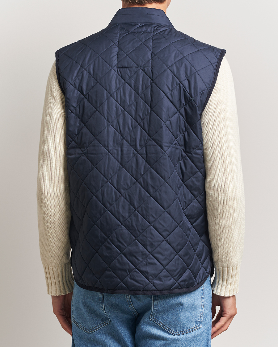 Men | Gilets | Morris | Trenton Quilted Vest Old Blue