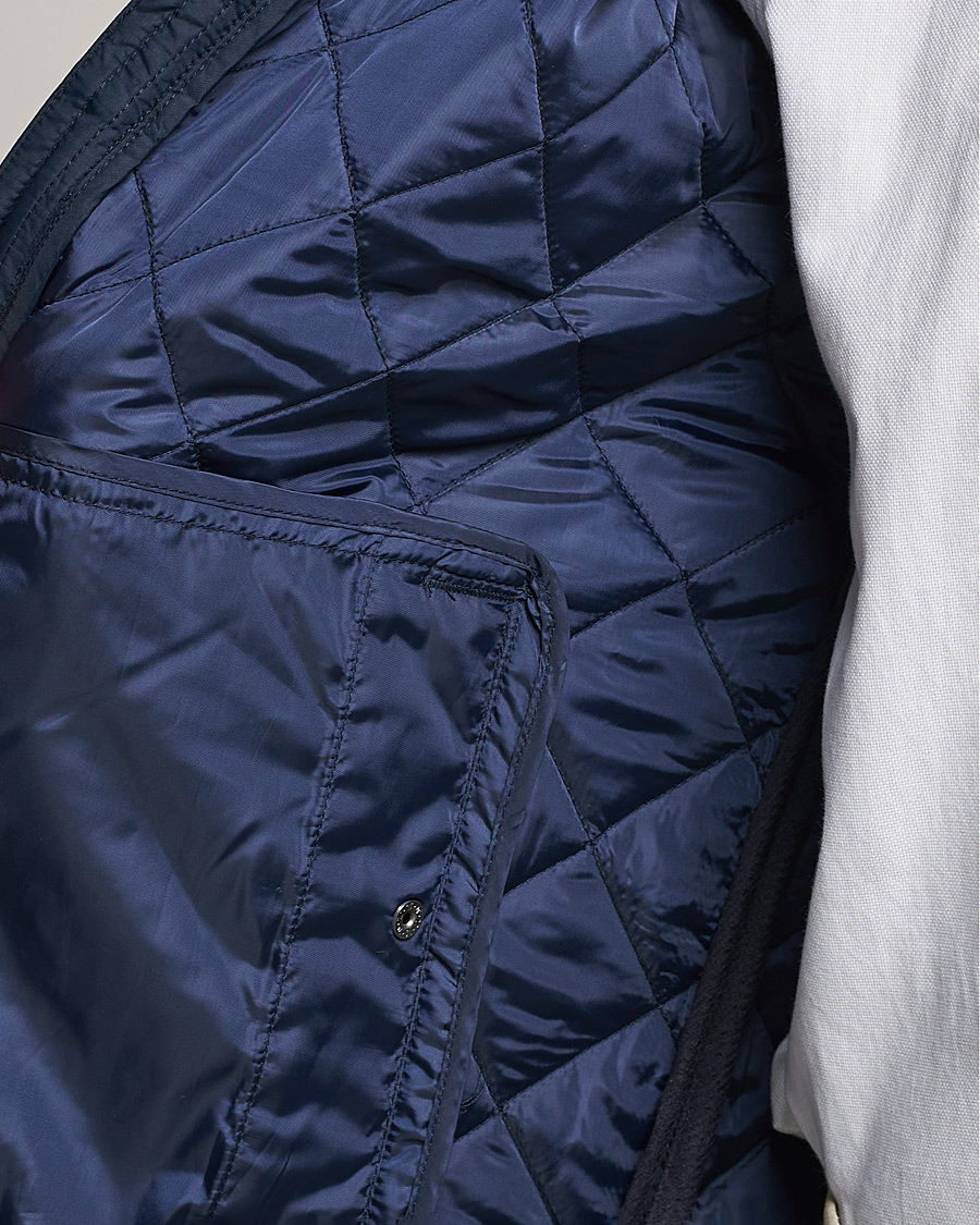 Men | Gilets | Morris | Trenton Quilted Vest Old Blue