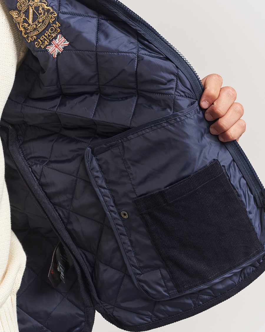 Men | Gilets | Morris | Trenton Quilted Vest Old Blue