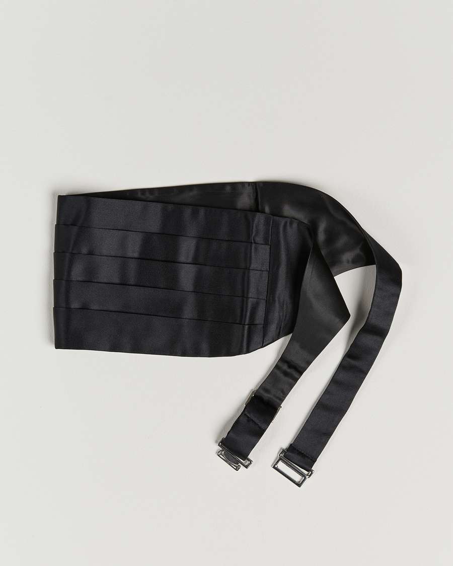 Men | Eton Cummerbund Black | Eton | Cummerbund Black