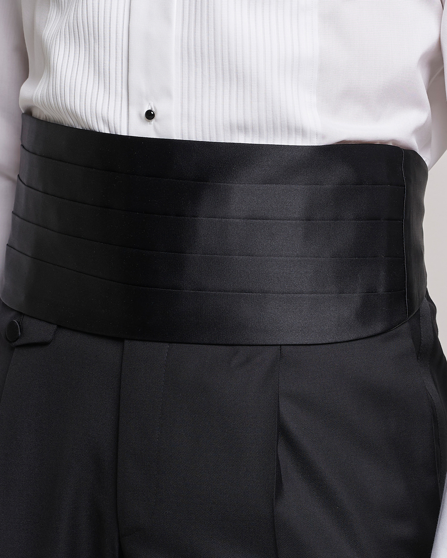 Men | Eton Cummerbund Black | Eton | Cummerbund Black