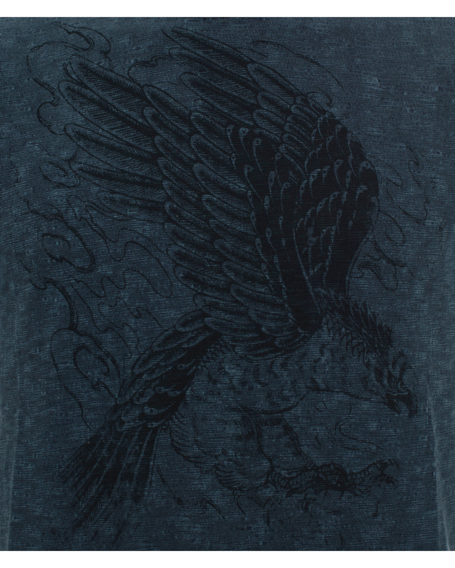 Men | T-Shirts | Denim & Supply Ralph Lauren | Printed CN Hawk Light Indigo