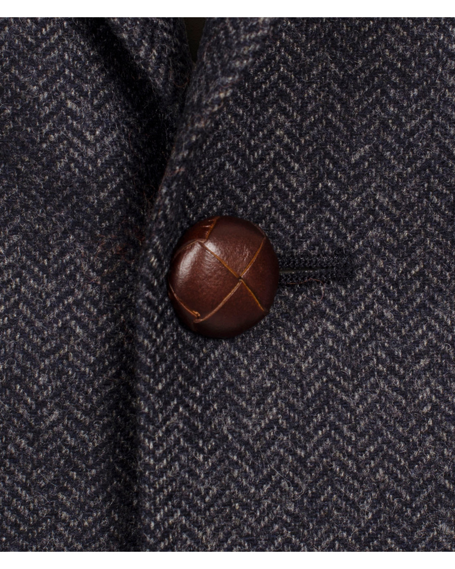 Men | Blazers | Morris | Rodney Herringbone Blazer Navy