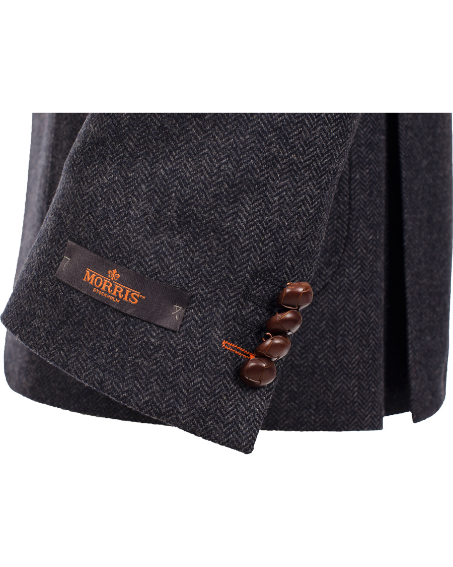 Men | Blazers | Morris | Rodney Herringbone Blazer Navy