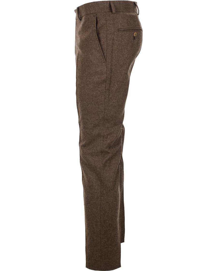 Men | Trousers | Morris | Rodney Diagonal Trousers Brown