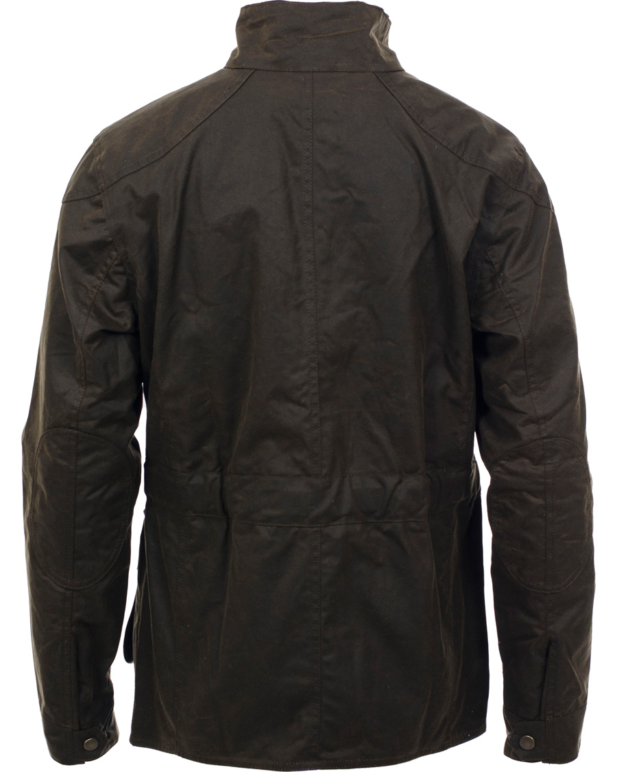 Men | Coats & Jackets | Hackett | Wax Rally Jacket Olive