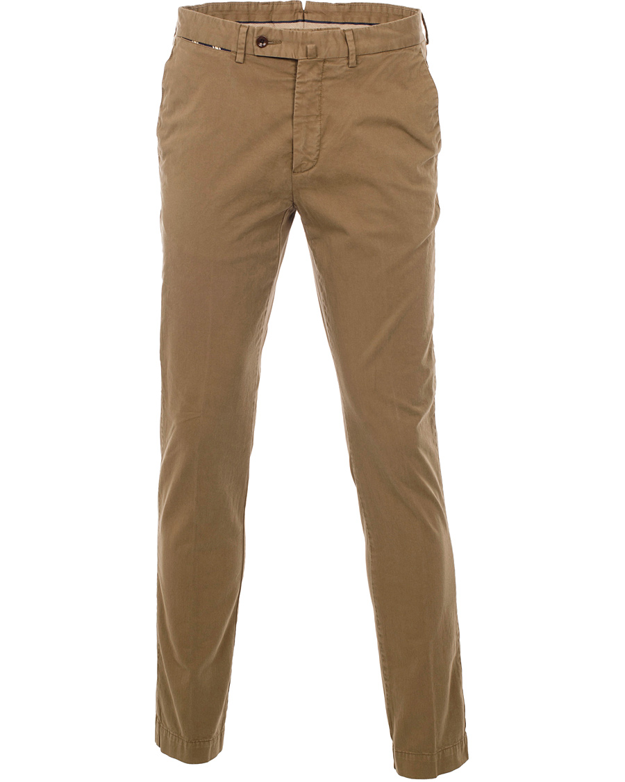 Men | Trousers | Hackett | Kensington Twill Chino Camel