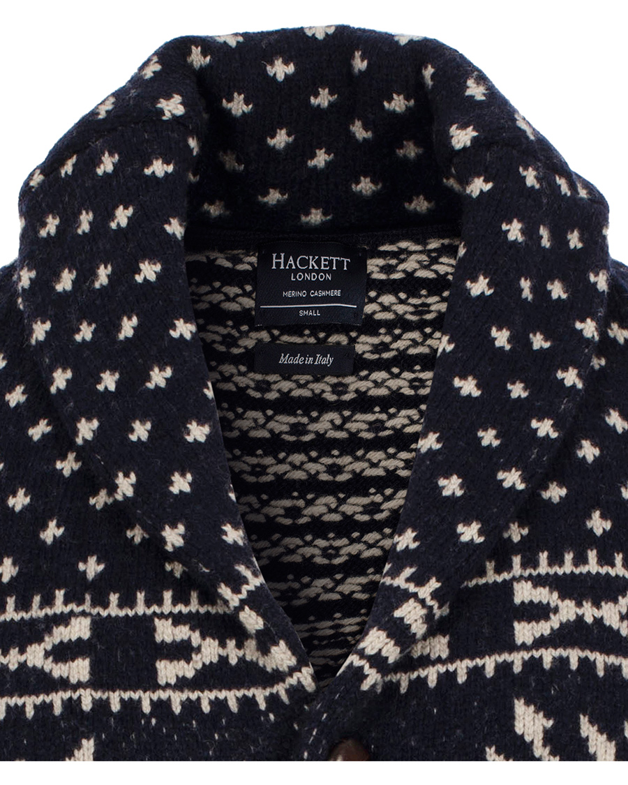 Men | Sweaters & Knitwear | Hackett | Rudolf Cardigan Navy S