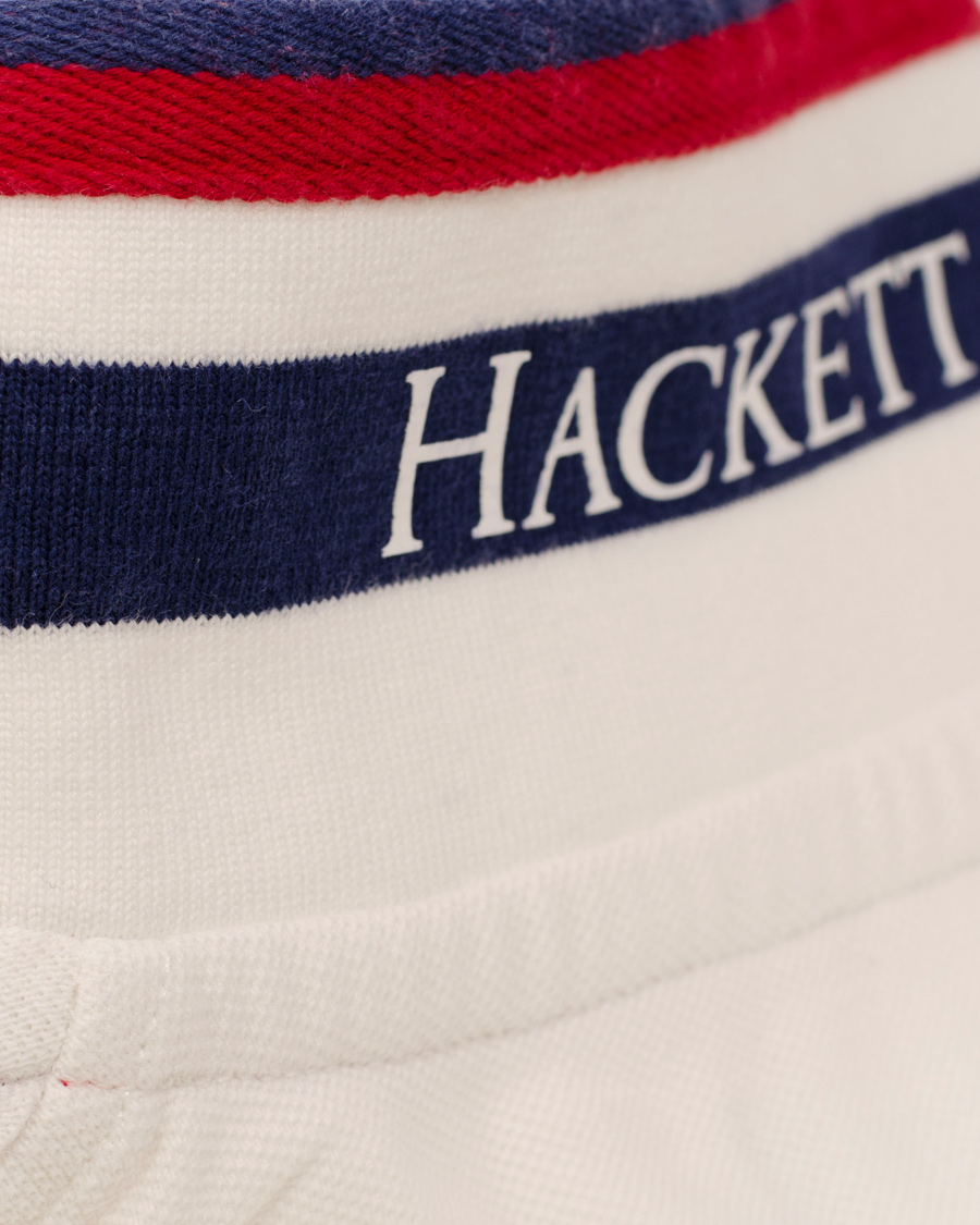 Men | Polo Shirts | Hackett | Snow Number Piké Winter White