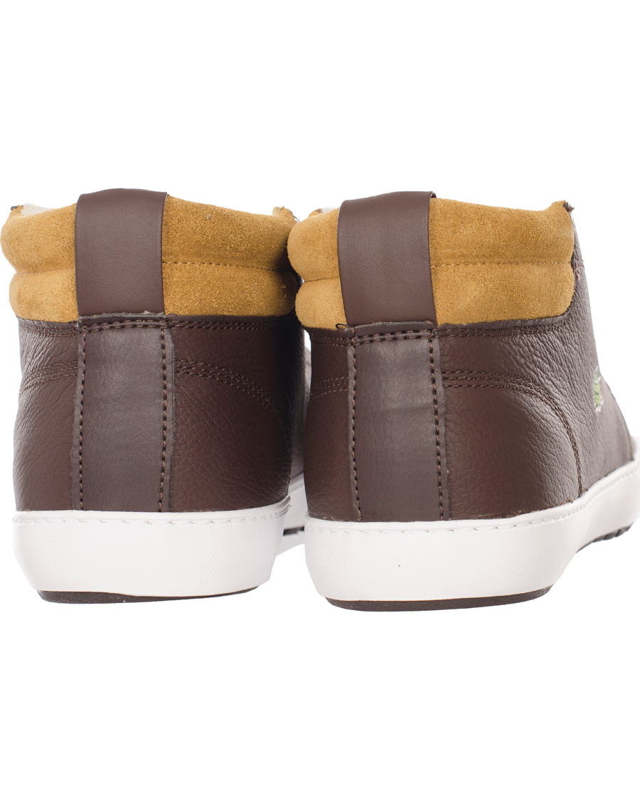 Men | Lacoste Ampthill Terra Mid Sneaker Brown | Lacoste | Ampthill Terra Mid Sneaker Brown