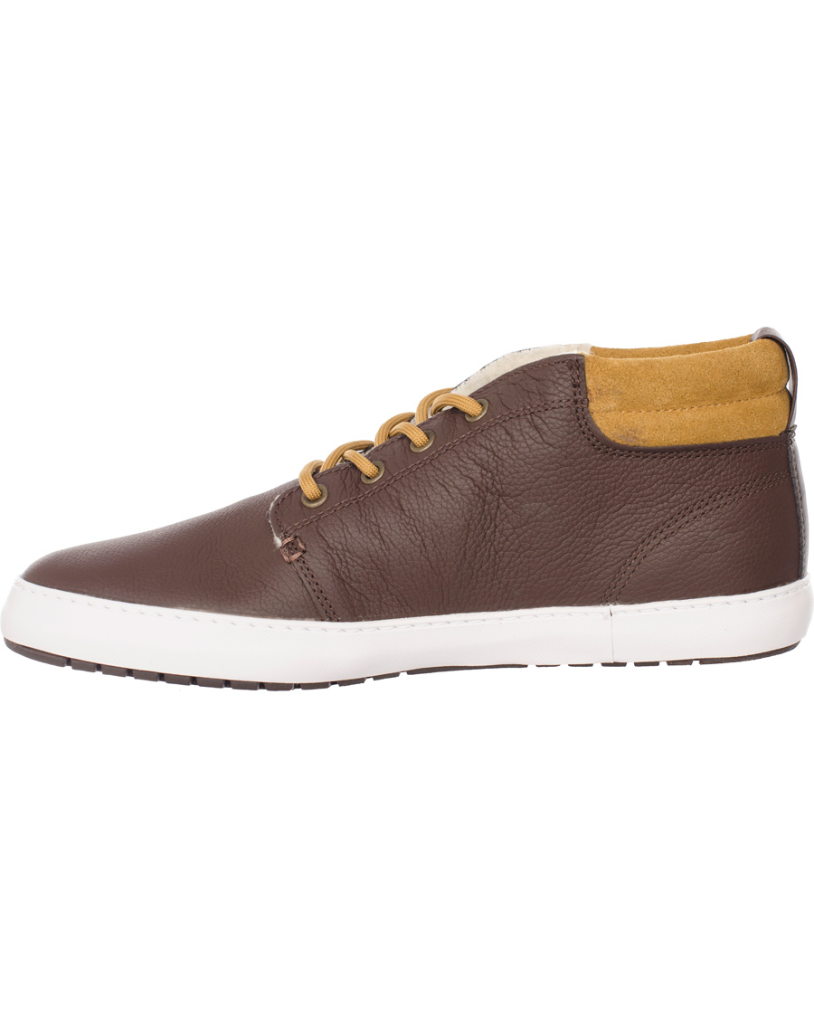 Men | Lacoste Ampthill Terra Mid Sneaker Brown | Lacoste | Ampthill Terra Mid Sneaker Brown