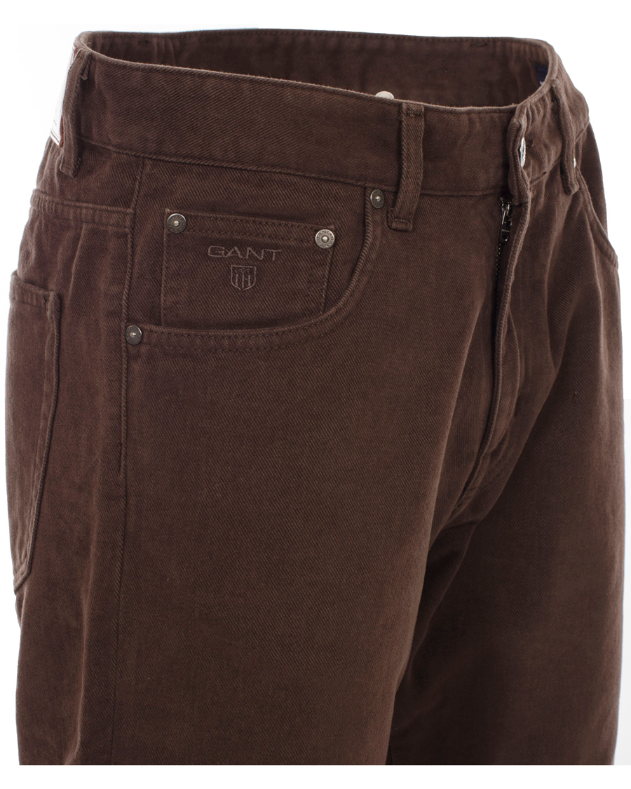 Men | Jeans | GANT | Soft Twill Tyler Jean Brown