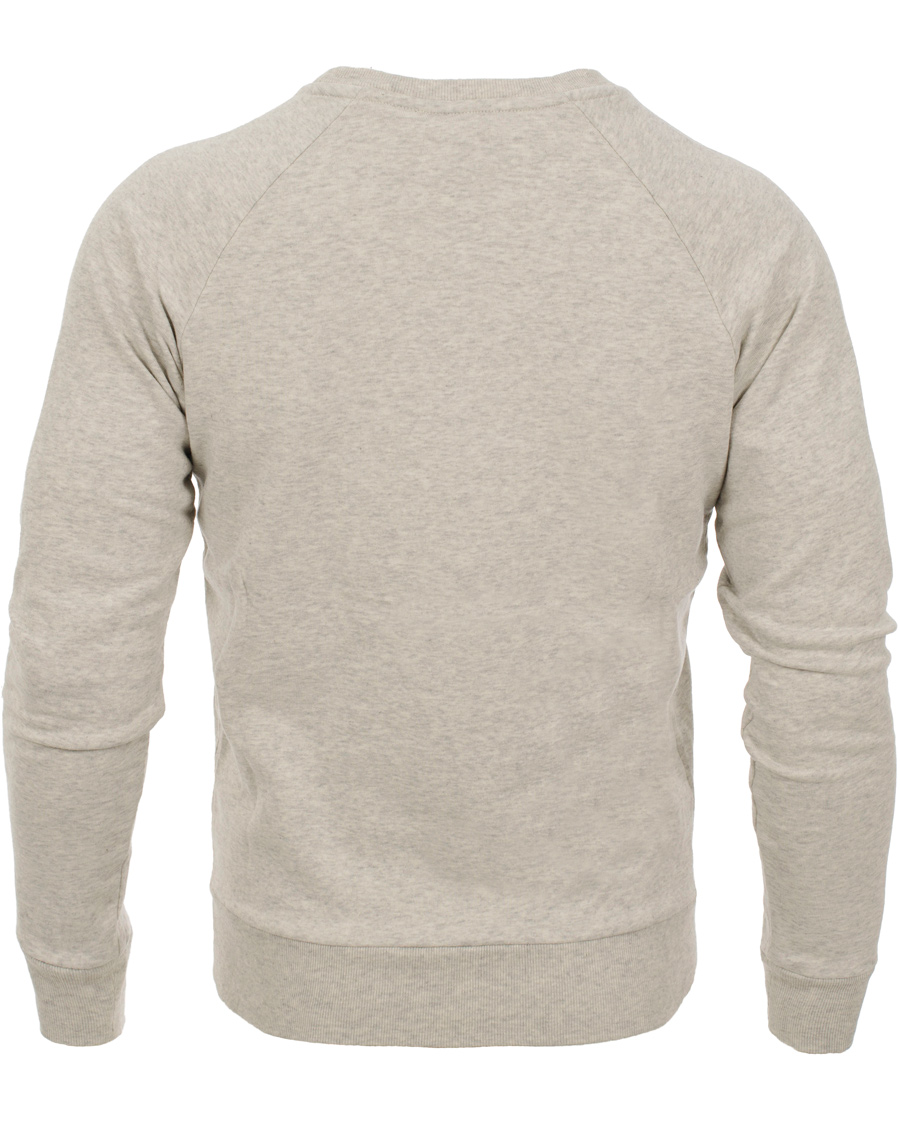 Men | Sweaters & Knitwear | GANT | Yale Coop C-Neck Sweat Light Grey Melange