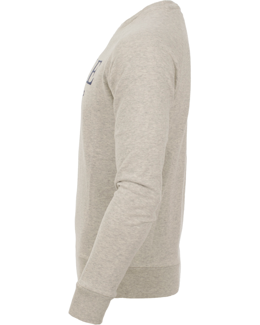 Men | Sweaters & Knitwear | GANT | Yale Coop C-Neck Sweat Light Grey Melange