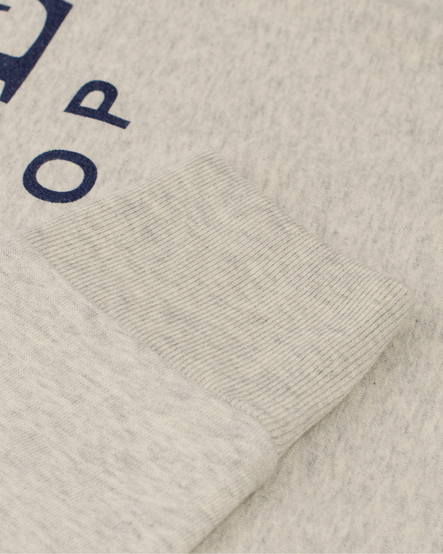 Men | Sweaters & Knitwear | GANT | Yale Coop C-Neck Sweat Light Grey Melange