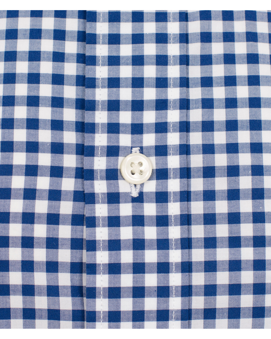 Men | Shirts | GANT | The Gingham Regular Fit Shirt Deep Cobalt Blue