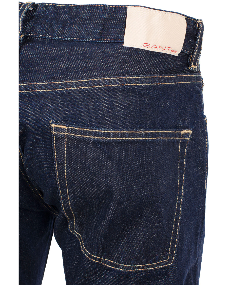 Men | Jeans | GANT Rugger | Stick Boy Raw Jeans Dark Blue