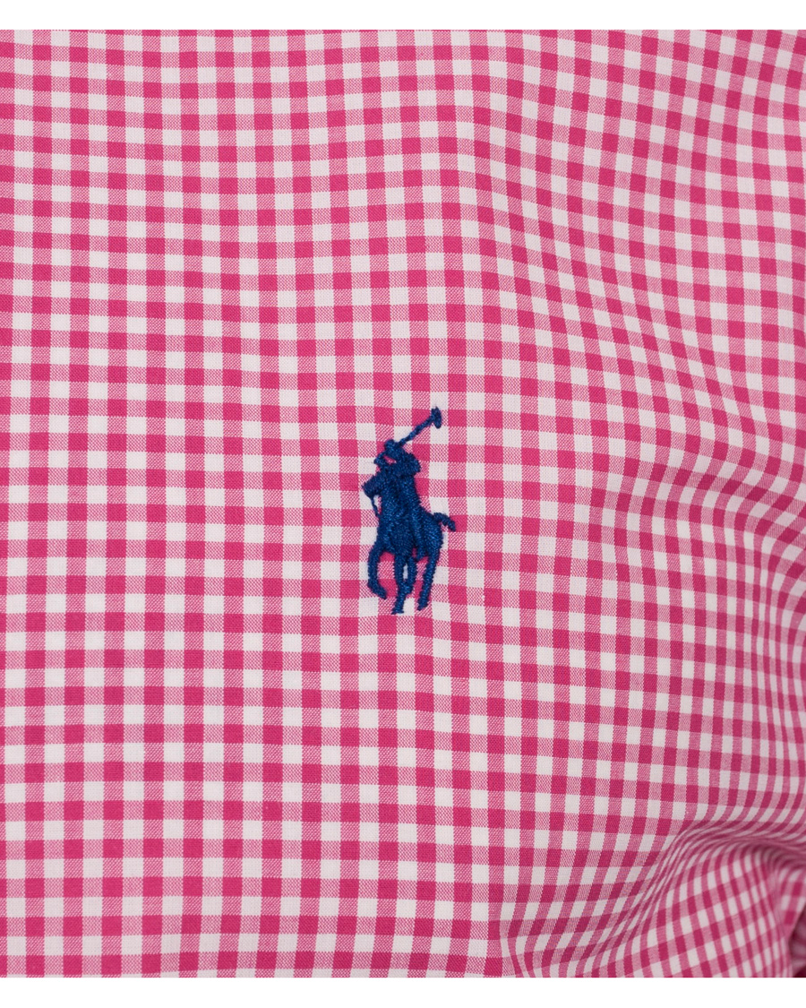 Men | Shirts | Polo Ralph Lauren | Slim Fit Poplin Check Shirt Pink