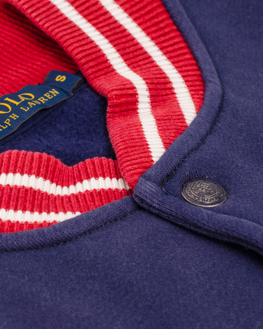 Men | Sweaters & Knitwear | Polo Ralph Lauren | USA Baseball Jacket Blue Mood