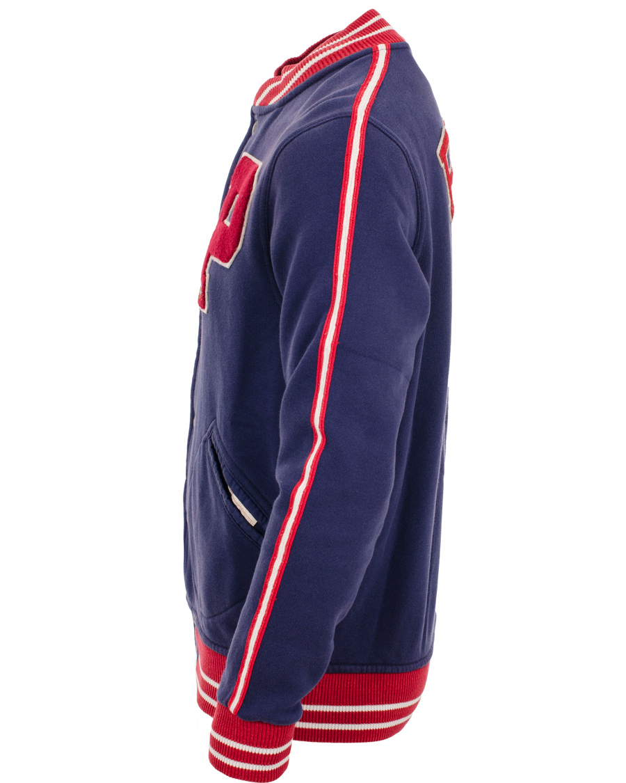 Men | Sweaters & Knitwear | Polo Ralph Lauren | USA Baseball Jacket Blue Mood