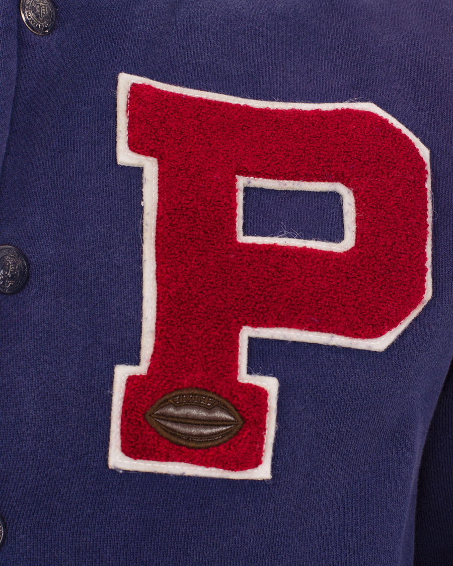 Men | Sweaters & Knitwear | Polo Ralph Lauren | USA Baseball Jacket Blue Mood