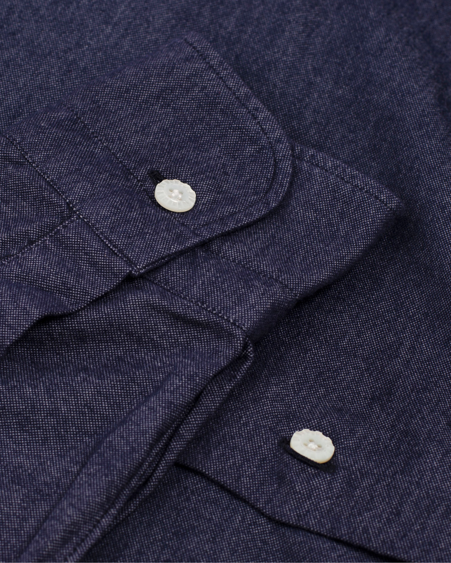 Men | Shirts | Barba Napoli | Dandylife Slim Fit Shirt Casual Blue