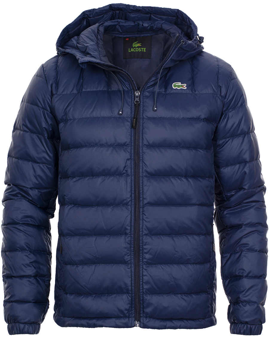 Men | Coats & Jackets | Lacoste | Light Weight Down Jacket Navy Blue
