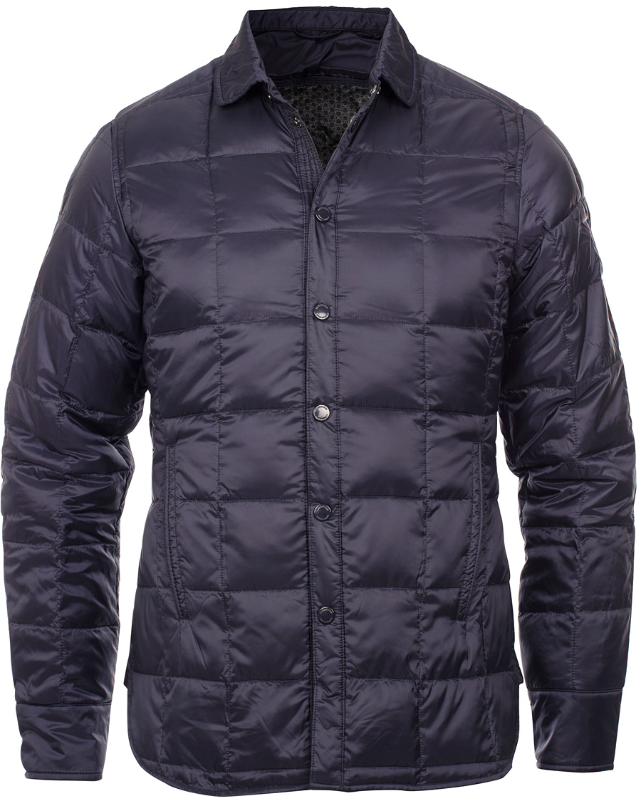 Men | Coats & Jackets | J.Lindeberg | Lawler 46 Feather Nylon Quilted Jacket Dark Navy