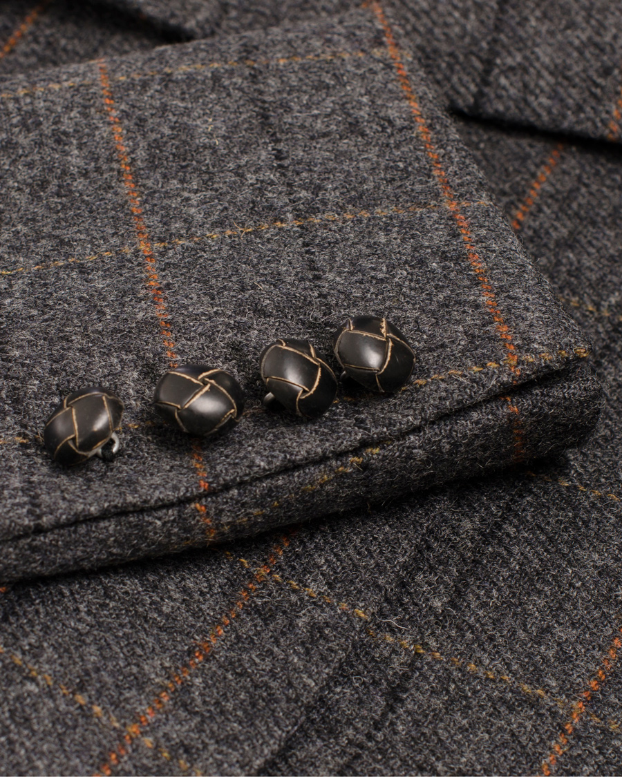 Men | Blazers | Oscar Jacobson | Floyd Window Check Blazer Grey