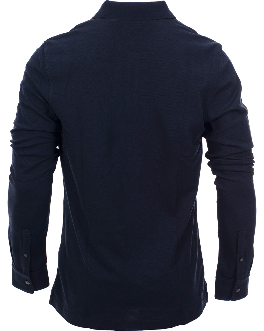 Men | Sweaters & Knitwear | Aquascutum | Long Sleeve Polo Navy