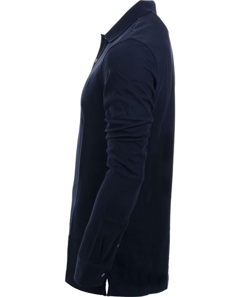 Men | Sweaters & Knitwear | Aquascutum | Long Sleeve Polo Navy