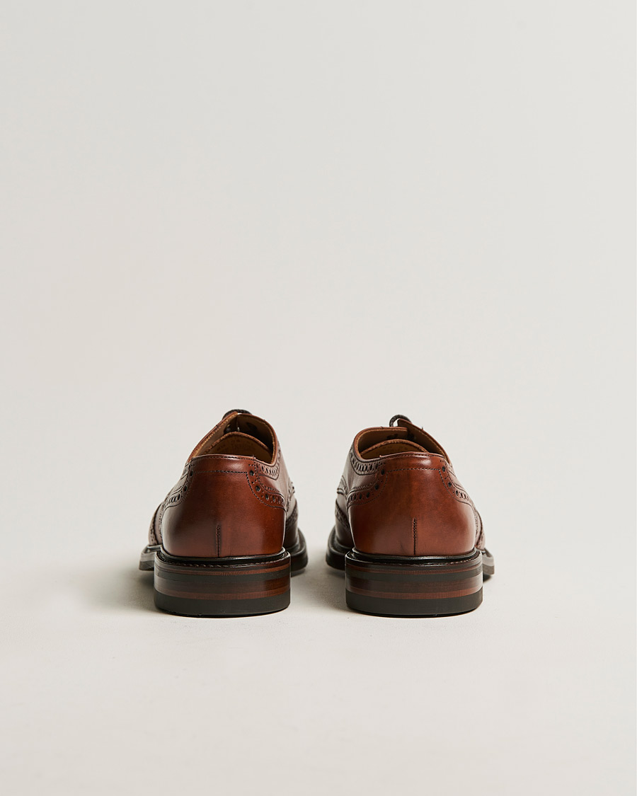 Men | Brogues | Loake 1880 | Chester Brogue Mahogany Burnished Calf