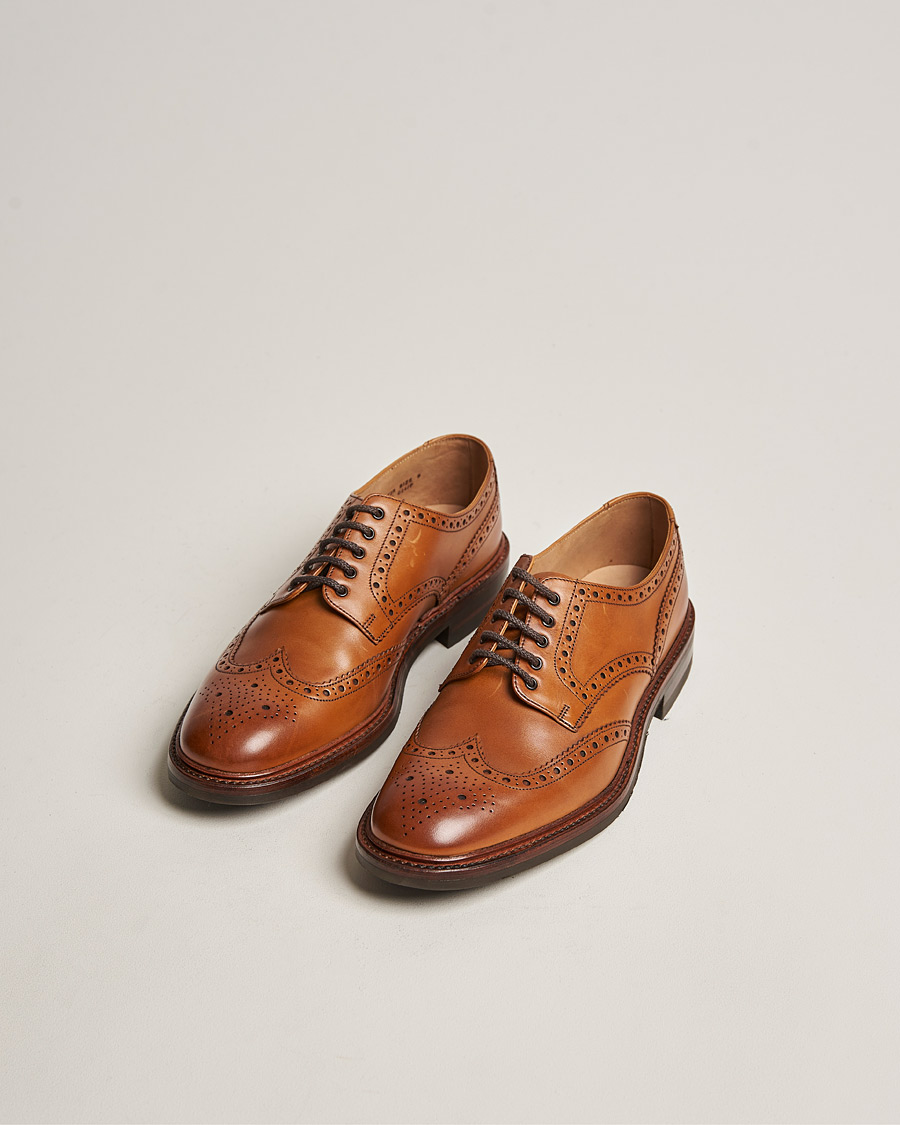 Men | Brogues | Loake 1880 | Chester Dainite Brogue Tan Burnished Calf