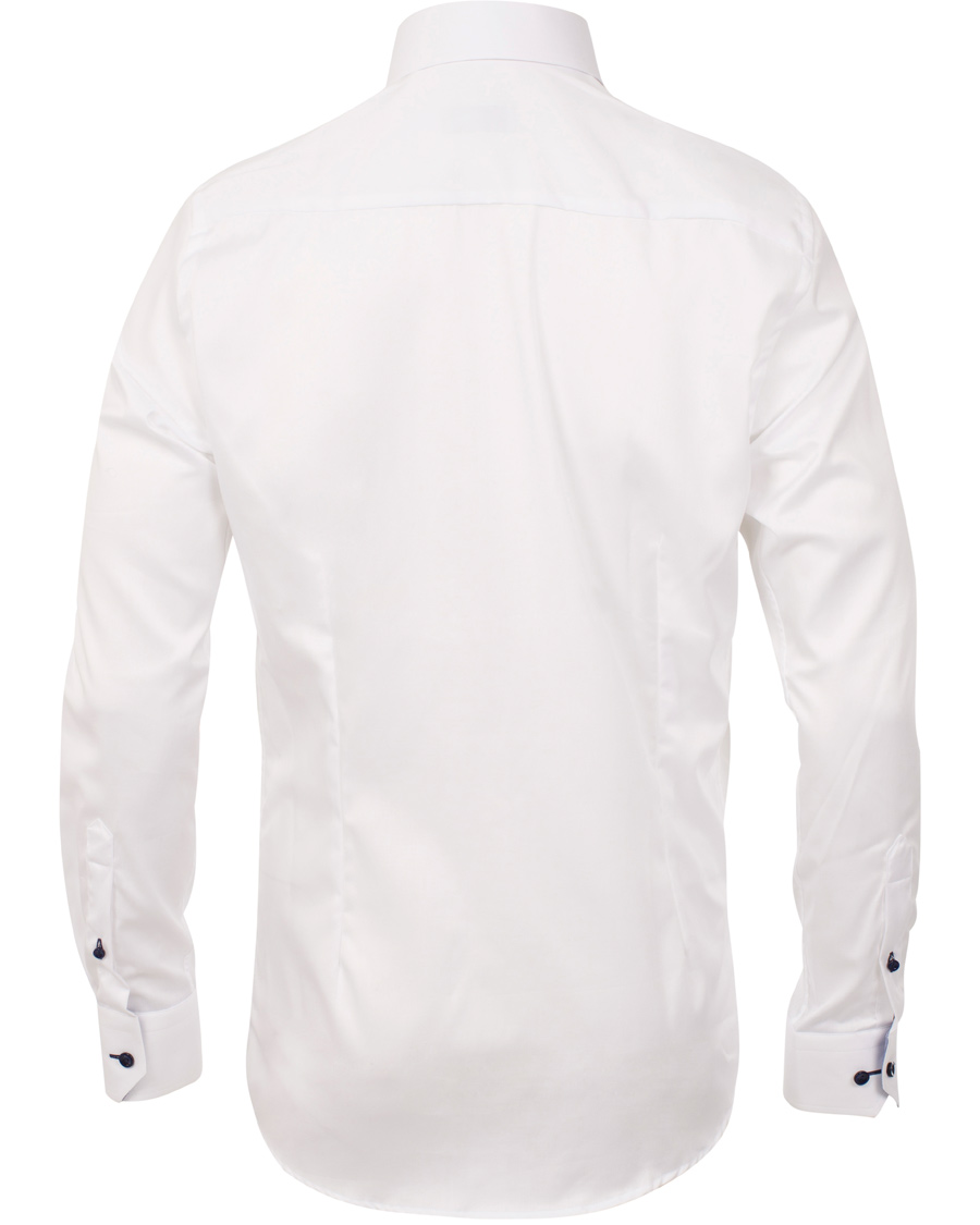 Men | Shirts | Eton | Slim Fit Holiday Shirt Red Ribbon White