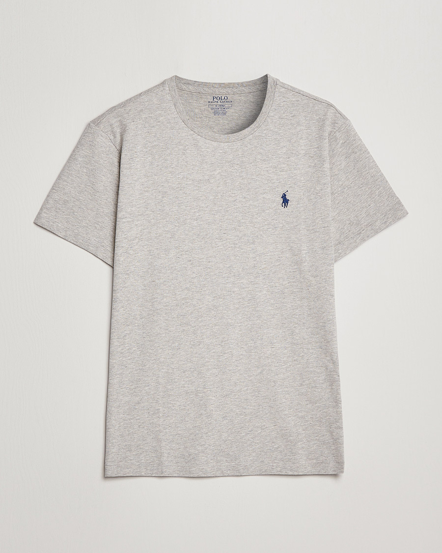 Men | T-Shirts | Polo Ralph Lauren | Custom Slim Fit Tee New Grey Heather
