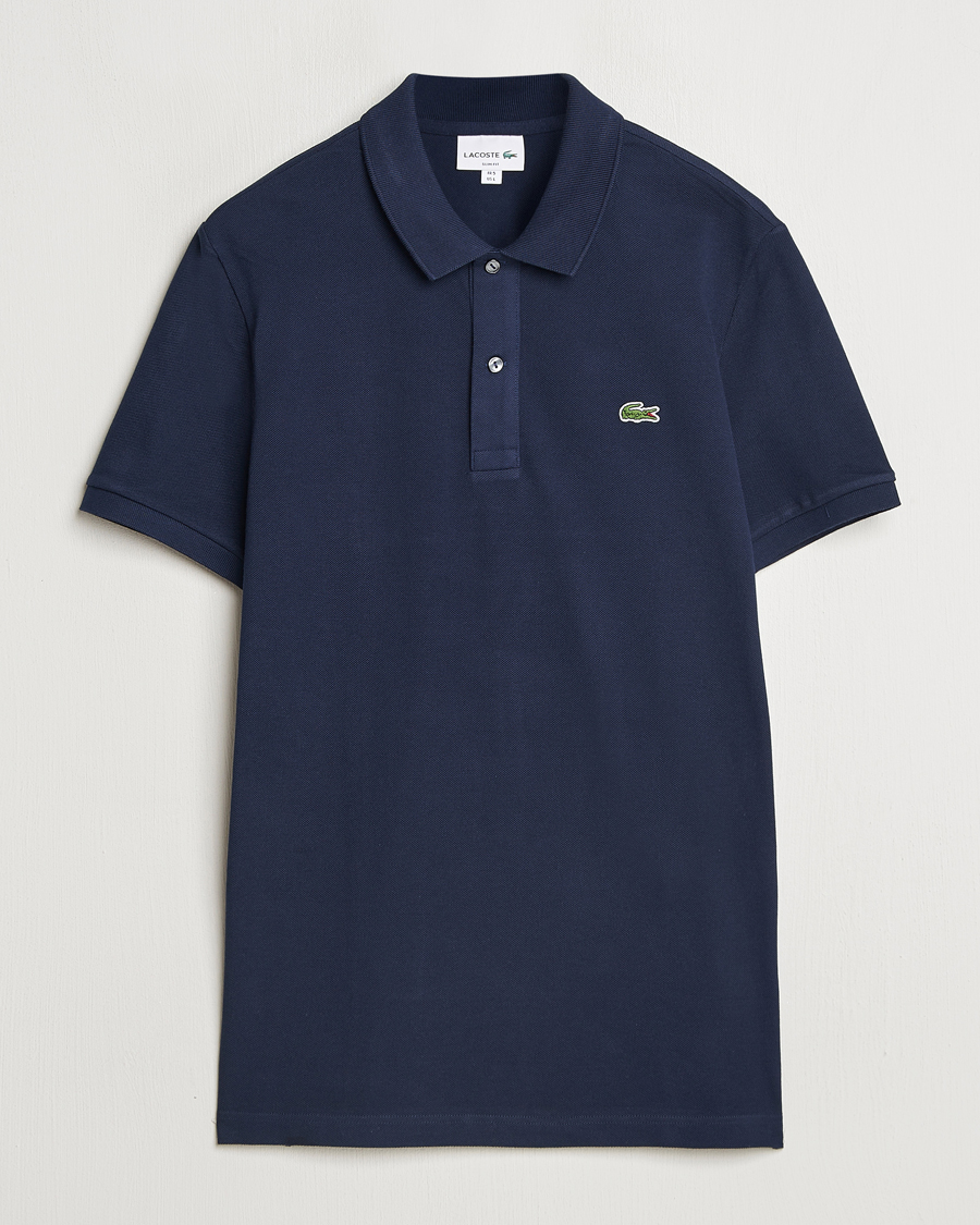Men | Polo Shirts | Lacoste | Slim Fit Polo Piké Navy Blue