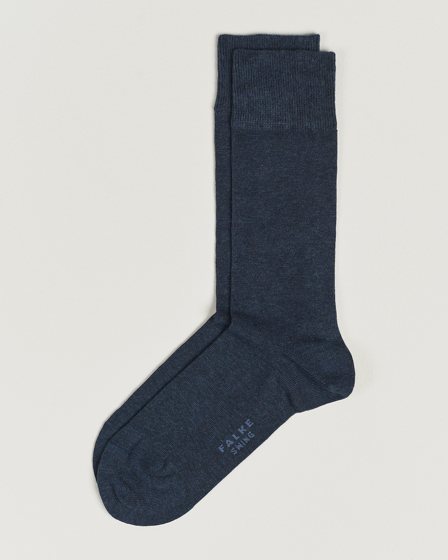 Men | Underwear & Socks | Falke | Swing 2-Pack Socks Blue Melange