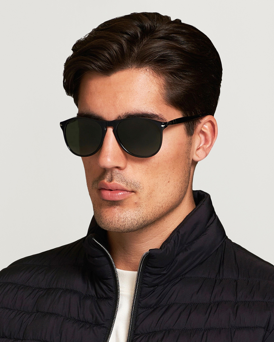 Men | Sunglasses | Persol | 0PO9649S Sunglasses Black/Crystal Green