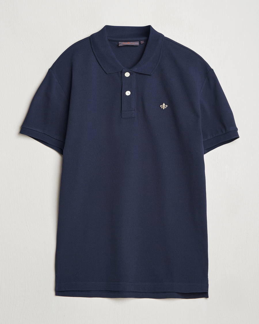 Men | Polo Shirts | Morris | New Piqué Navy